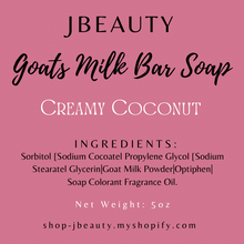 Load image into Gallery viewer, Goat’s Milk Bar Soap