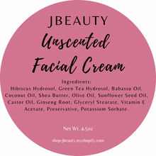 Load image into Gallery viewer, Unscented Facial Cream