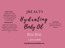 Load image into Gallery viewer, Hydrating Body Oil