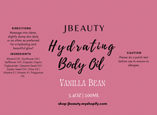 Load image into Gallery viewer, Hydrating Body Oil