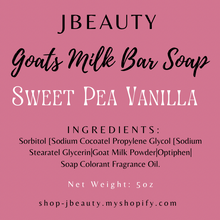 Load image into Gallery viewer, Goat’s Milk Bar Soap
