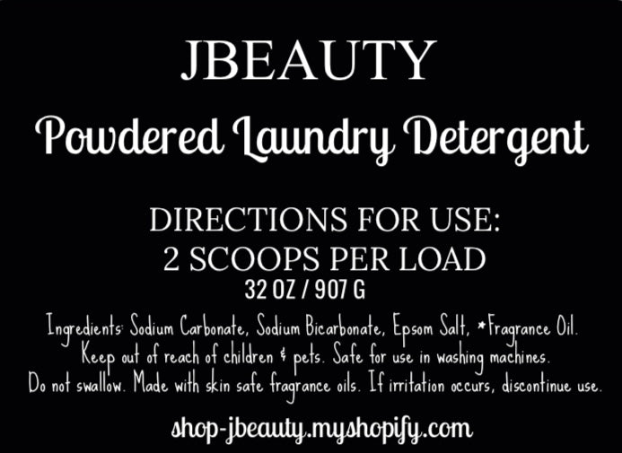 Powdered Laundry Detergent