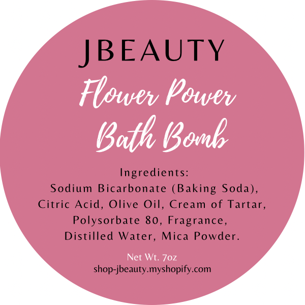 Flower Power Fizzy Bath Bombs