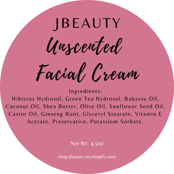 Unscented Facial Cream